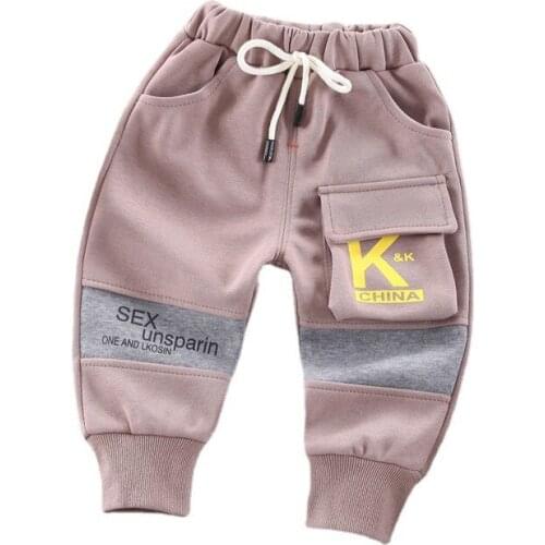 Toddler Boy Pants Childrens Pants Cartoon Sports Trouser Infant Cotton Casual Pant Newborn Girl Trousers Baby Clothes 0-4Y