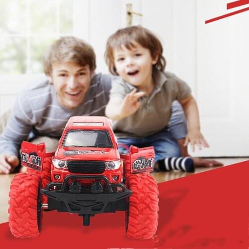 Childrens Inertia Off-Road Vehicle Simulation Mini Alloy Toy Car Music Lighting Model Four-Wheel Drive Toy Childrens Gift