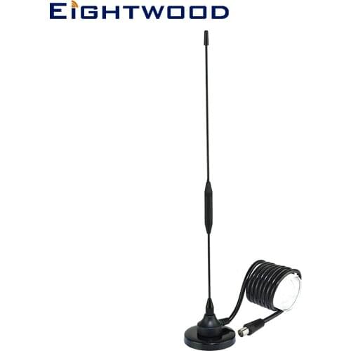 Eightwood VHF 174-230/UHF 470-862MHz Outdoor TV Male Antenna Digital Freeview 6 dBi Antenna Aerial for DVB-T TV HDTV DVB-T2