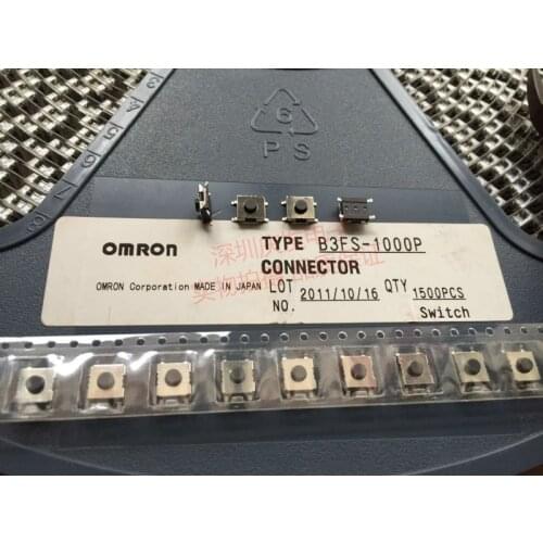 Import Japan Omron 6*6*3.1 Tact Switch Patch 4 Foot Button Switch Jog B3FS-1000P