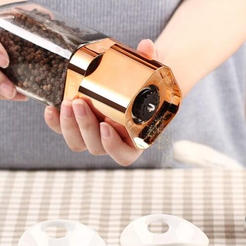 Kitchen seasoning storage box Seasoning grinding bottle bottle packaging kitchen canister sets glass jars CN(Origin) 180ml