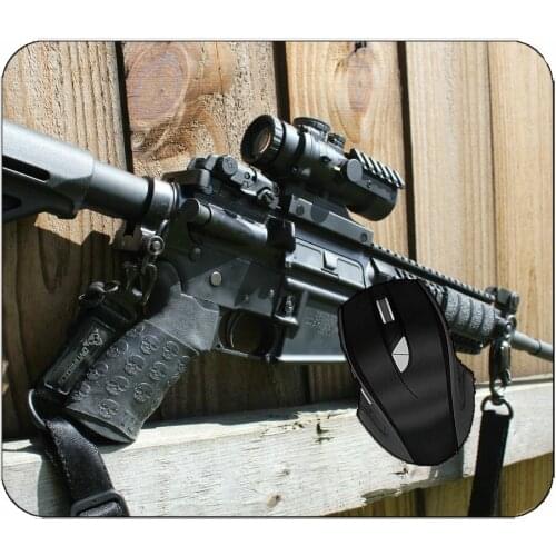 Mouse Pad Weapon Assault Rifle Wooden Fence Mouse Pad For Home Office Working