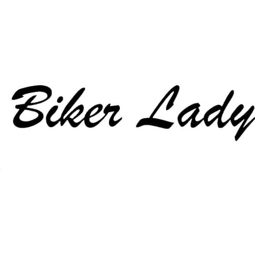 Hot Sell Biker Lady Motorbike Motorcycle Girly Novelty Vinyl Sticker Car Decal
