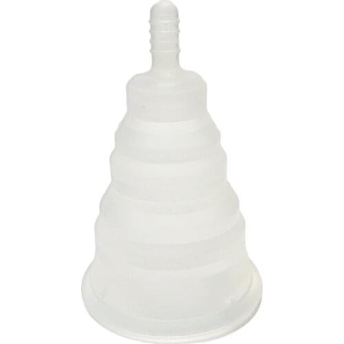 S/L Size Reusable Silicone Menstrual Cup Medical Grade Soft Vaginal Women Period Cup Feminine Hygiene Health Care Supplies