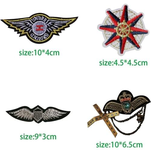 Us Air Force Marine Corps Tactical Rudder icon Embroidered Applique Patches for Clothing DIY Iron on Badge on the Backpack