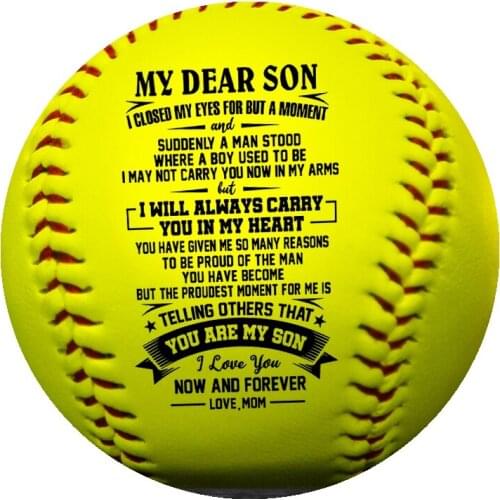 Mom To My Son Print id of the standard softball as a birthday Christmas present graduation Christmas gift