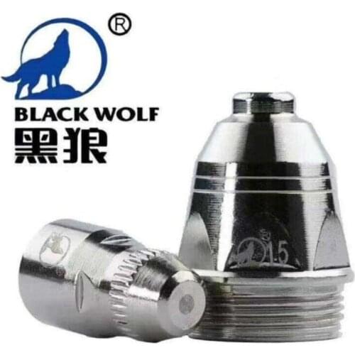 P80 Black Wolf Original High Quality Air Plasma Cutting Nozzle Tip Electrode CNC Consumables 20Pcs