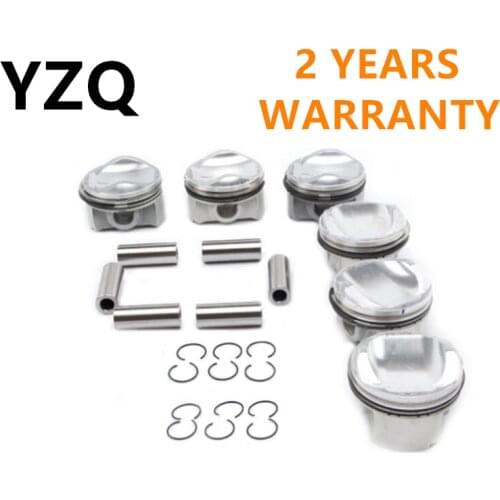 06E107065DM 077198151K Engine Piston Kit For Audi A4 S4 A5 S5 A6 S6 A7 A8 S8 Quattro Q5 Q7 For VW Touareg 3.0TSI V6 06E107066CA
