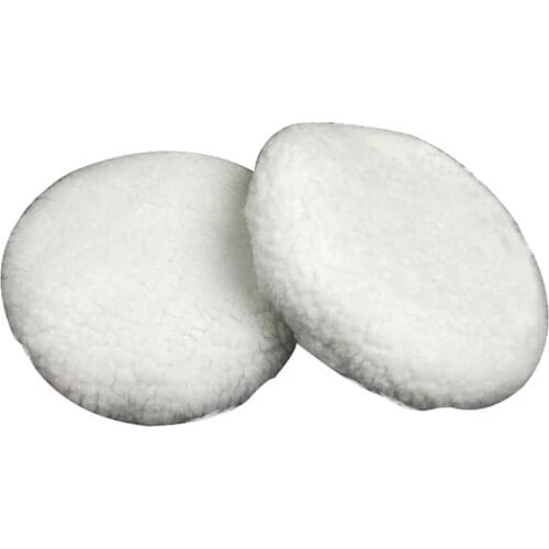 Durable 2 Pcs Cashmere Polishing Bonnet Buffer Microfiber Car Paint Wax Polisher Cover Car Accessories Supplies Products