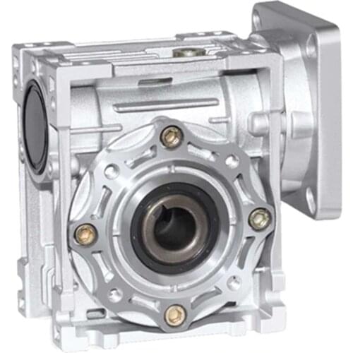 NMRV040 86mm Worm gear reducer Reduction ratio 5:1 to 100:1 for NEMA34 stepping motor 14mm shaft