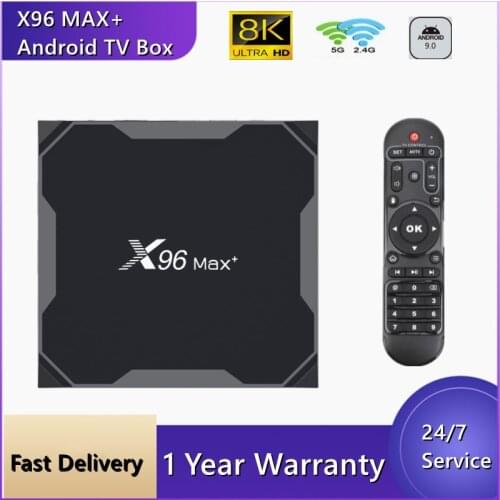 Best X96Max Plus Android 9.0 Tv Box 2+16G 4+32G 64G Amlogic S905X3 Quad Core 8K HD Set Top Smart Ip Tv Box Media Player FR Ship