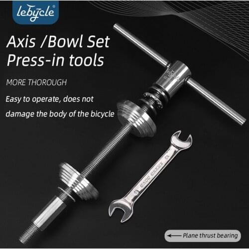 Bike Double Side Plane Thrust Bearing MTB Road Bike Headset / Bottom Bracket BB Install Aluminum Alloy Head Parts Press-In Tool