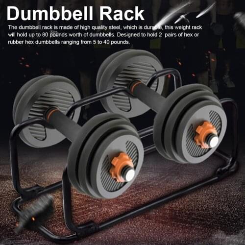 Vertical Dumbbell Rack Compact Durable Barbell Storage Stand Strengthened Steel Bracket For Home Office Gym Accessories