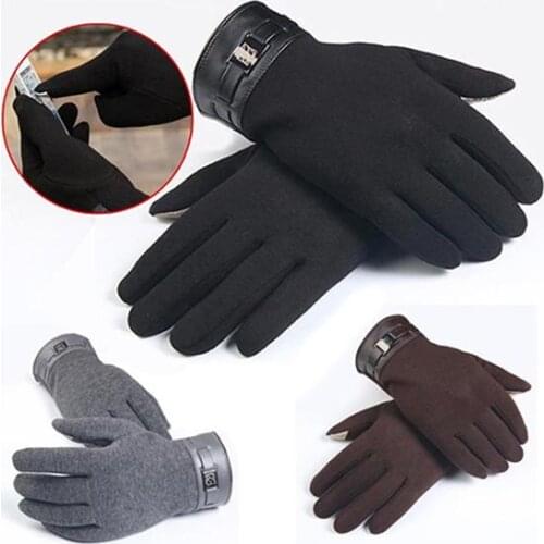 Winter Men Full Finger Warm Touch Screen Gloves Bike Bicycle Mittens Xmas Gift