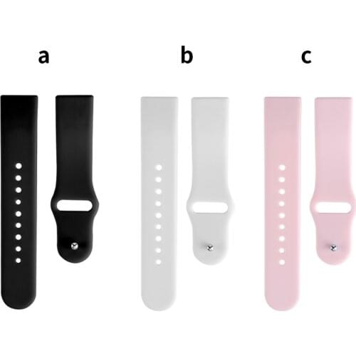 1 Pair Watch Straps for Y68 smart watch Silicone Adjustable Smart Watch Wristbands Wristwatch Accessory