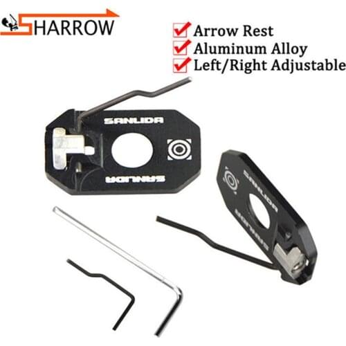 1pc Adjustable Arrow Rest Left/Right Hand Magnetic Arrow Rest For Recurve Bow Shooting Trainging Hunting Archery Accessories