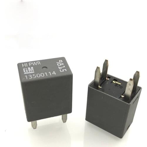 2pcs Car Relay 13500114 12V 4PIN Air Conditioner Fan For Buick GA Cruze 8385 Cadillac Horn Fog Lamp 35A