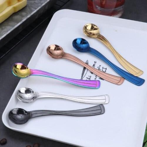 304 stainless steel football spoon coffee mixing spoon ice bar music creative gift spoon