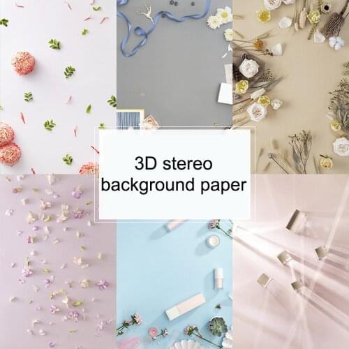3D Props for Photography Backdrops Paper 57*87cm Photo Background Flowers Photo Studio for Photo Shoot Photophones for Photos