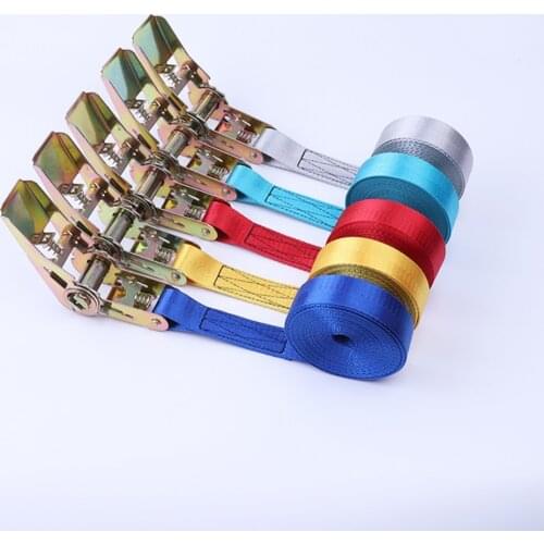 4M Car Tension Rope Motorcycle Bike Lashing Rope Cargo Strap Tension Rope Tie Down Strap Strong Ratchet Belt for Luggage Bag