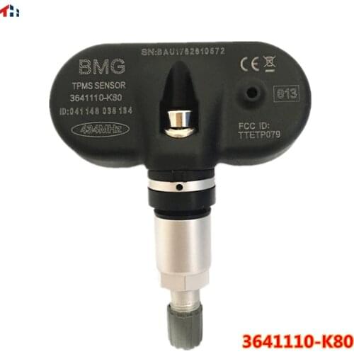 434MHZ Tire Pressure Sensor TPMS For GREAT WALL HOVER H5 X200 STEED 5 STEED 6 WINGLE 5 WINGLE 6 3641110-K80