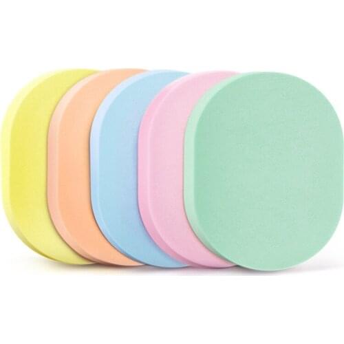 5 PCs Natural Fiber Face Wash Cleansing Sponge Beauty Makeup Tools Accessories -15