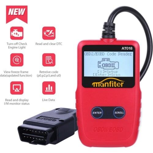 OBD2 Automotive Scanner For Car Code Reader Scanner Tools Auto Car Diagnostic Tool Fault Code Reader OBD 2 Scanner Tool