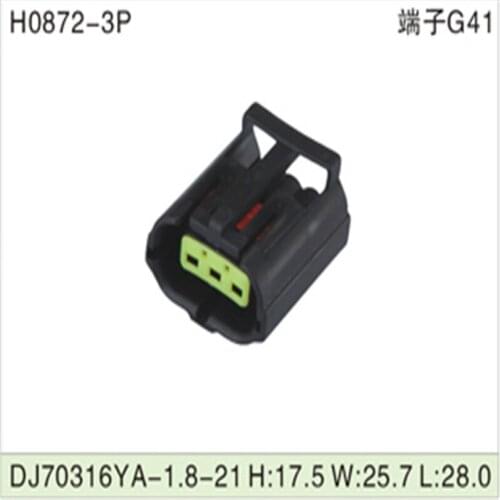 Free shipping 500pcs DJ70316YA-1.8-21 1.8mm 3Pin AMP Car Electrical Wire Connectors for AUdi,VW，BMW，Honda，Toyota，Ford，Mitsubishi