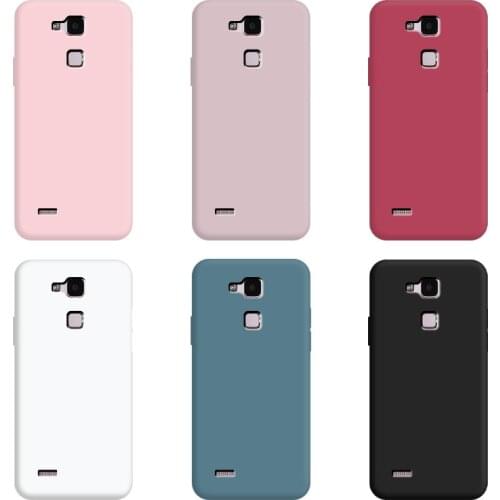For HUAWEI Mate 7 Case Pure Color Silicone Case Macaron Colors Candy hue Soft TPU Simple Black Casing Phone Back Cover