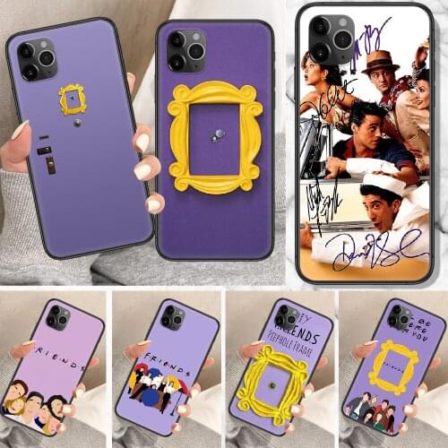 Tv Perk Coffee Friends Phone Case For iphone 5 5S SE 2 6 6S 7 8 11 12 Mini Plus X XS XR Pro Max black trend shell luxury coque