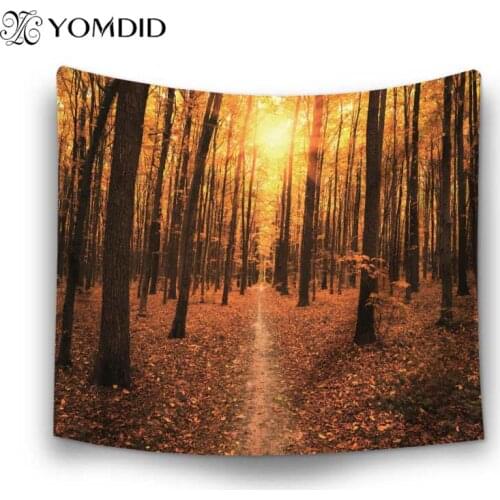 YOMDID Forest Pattern Tapestry Wall Hanging Tapestries Beautiful Wall Cloth Home Living Room Bedroom Decor Tapestry Tapiz