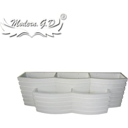 Good quality and price Garden pot wood grain plant box for pvc foam planter