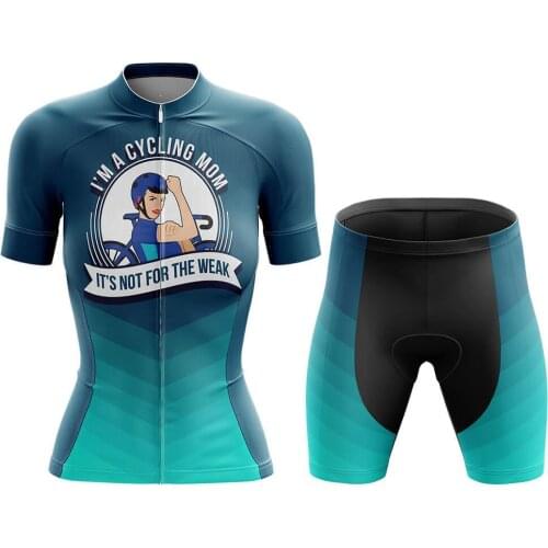 I'm A Cycling Mom Cycling Jerseys Sets MTB Bike Cycling Clothing Breathable Mountian Bicycle Clothes Summer Bike uniform Wear