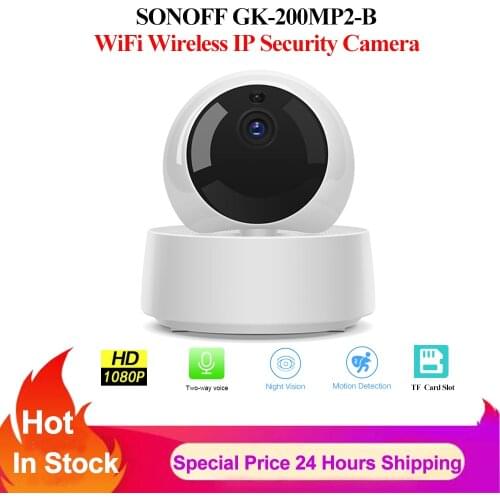 SONOFF Camera 1080P HD Mini Smart Home Wifi Wireless IP Camera IR Night Vision Baby Monitor Surveillance Security Camera Ewelink