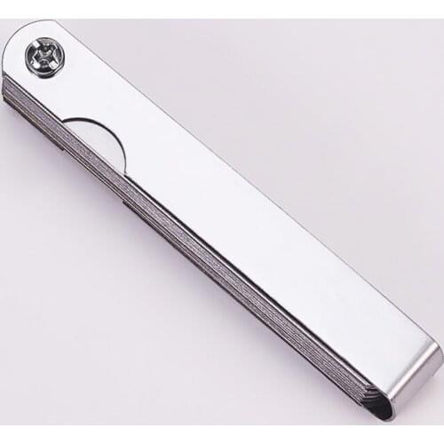 Utoolmart 75-300mm Feeler Gauge Measurement Tool Measuring Width Thickness 13-32 Blades Home Kitchen Special Accessories