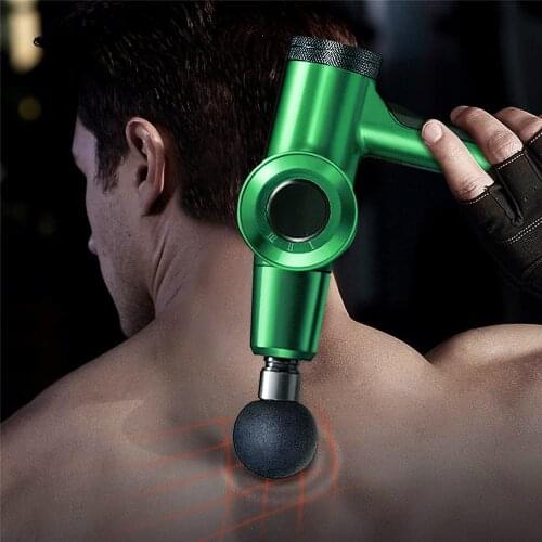 Massage Gun Fascia Gun Sport Therapy Muscle Massager Body Relaxation Pain Relief Slimming Shaping Massager With LCD Display