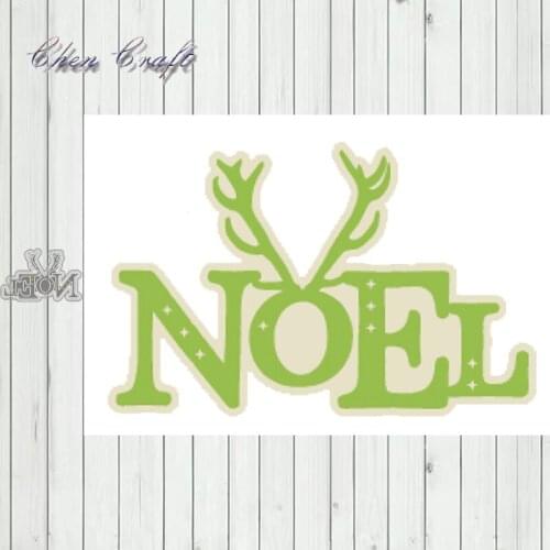Metal Cutting Dies Noel Stencils for DIY Scrapbooking DIY Paper Cards Photo Album Decorative Embossing