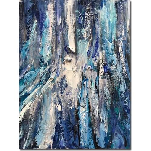 New Arrival Abstract Oil Painting Unframed Wall Hangings Palette Knife Art 100% Hand Painted Abstract Wall Decor Canvas Art