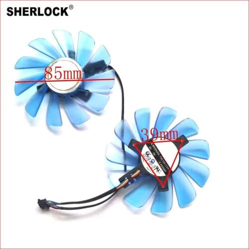 New FDC10U12S9-C 4pin 85mm for HIS RX470 RX474 RX570 RX574 RX580 RX588 graphics card fan