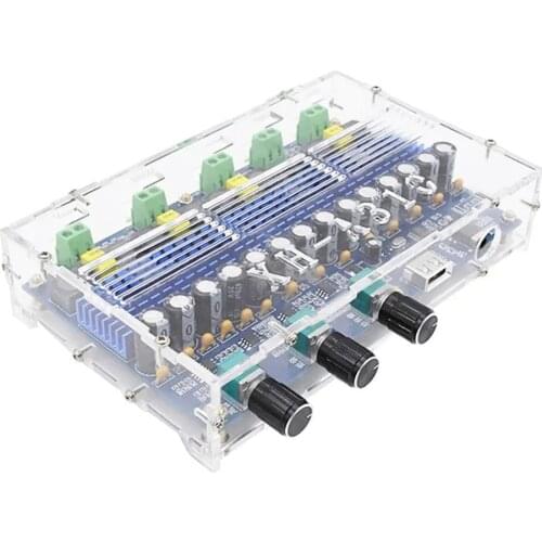 A310 Bluetooth 5.0 TPA3116 D2 Digital power Stereo amplifier board 4 Channels 50Wx2+100Wx2 Dual Bass Subwoofer AMP Module