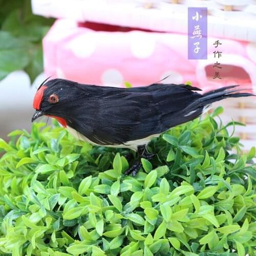 Lifelike Swallow Artificial Bird Realistic Animal Figurines Miniatures Home Shelf Outdoor Garden Decoration Shooting Props