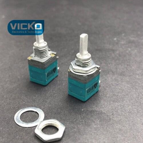 Precision potentiometer R09 RK09 band switch B10K 15mm axle shaft is use for intercom