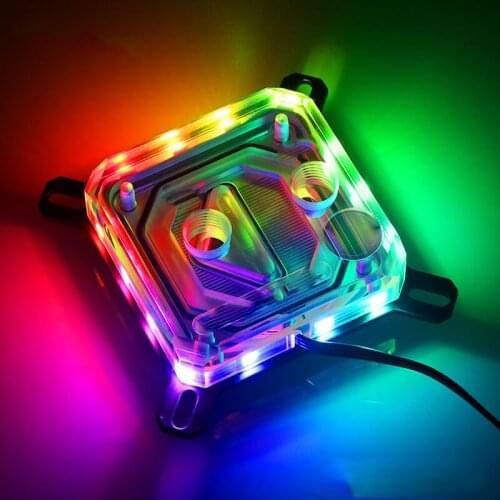 Intel amd CPU water cooling block ,waterblock 0.4MM microcutting micro waterway