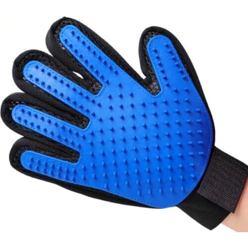 Silicone Dog Cat Pet brush Glove Cat cleaning Gentle Efficient Cat Grooming Glove Dog Bath Supplies Pet Glove combs