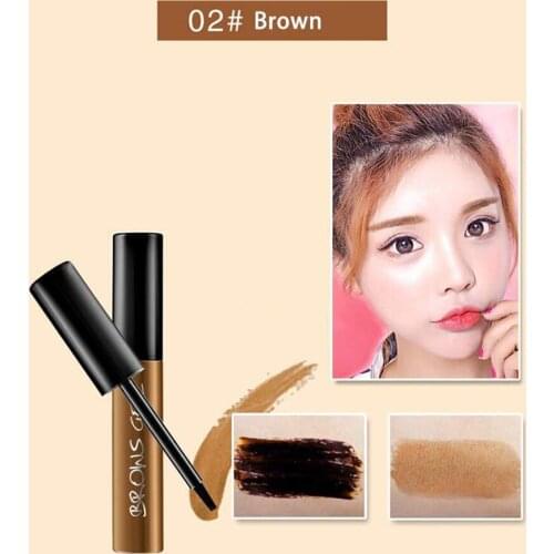 Brow Tattoo Long lasting Waterproof Peel-off Eyebrow Gel No Fade Eyebrow Dye Tattoo Liquid Brow Makeup 6g