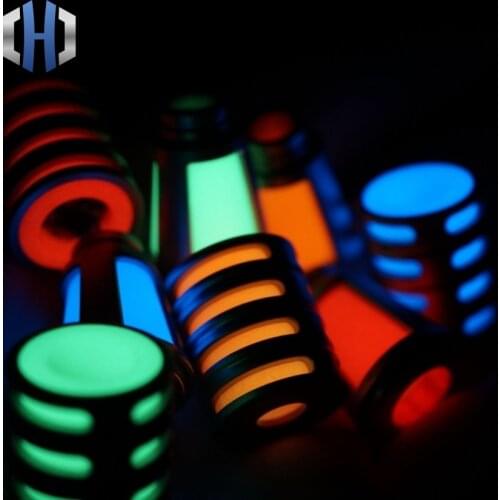 Luminous Pendant Tritium Tube Knife Beads Hanging High Brightness Stainless Steel Shell