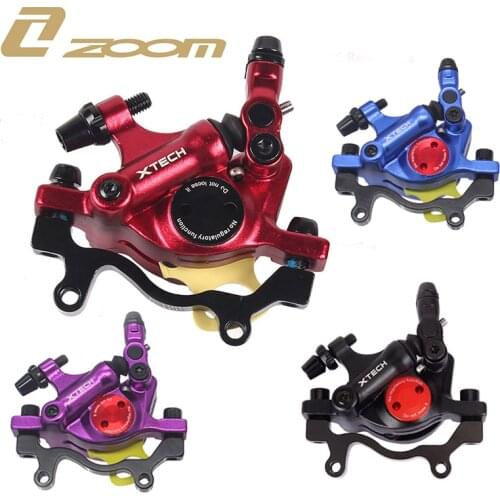 ZOOM Aluminum Alloy Bicycle Disc Brake HB100 Front & Rear MTB Road Bike Bicycle Hydraulic Oil Line Pulling Disc Brake