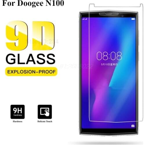 3-1PC Tempered Glass For DOOGEE N100 Glass Screen Protector 9D Scratch proof Tempered Glass on DOOGEE N100 5.99" Protective Film