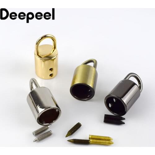 10/20pcs 11mm Bag Metal Buckle Handbag Strap Tassel Fringe Cap Clasp Hangers Cords Lock Stopper DIY Hardware Accessories KY037