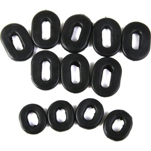 24pcs Rubber Grommet Single Side Panel Fairing Washer for Honda Motorcycle Great Replacement Damaged Grommet
